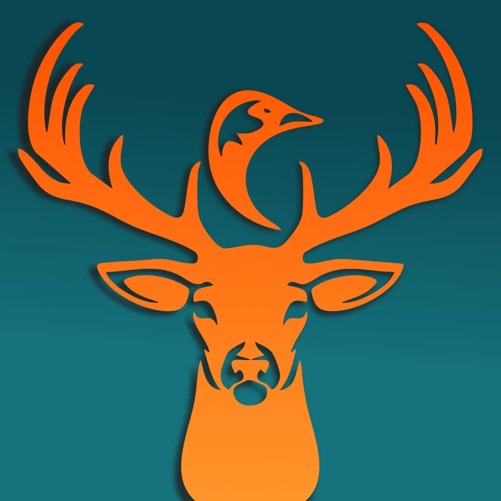 HUNT•IN hunting intelligence app app icon and visual identity