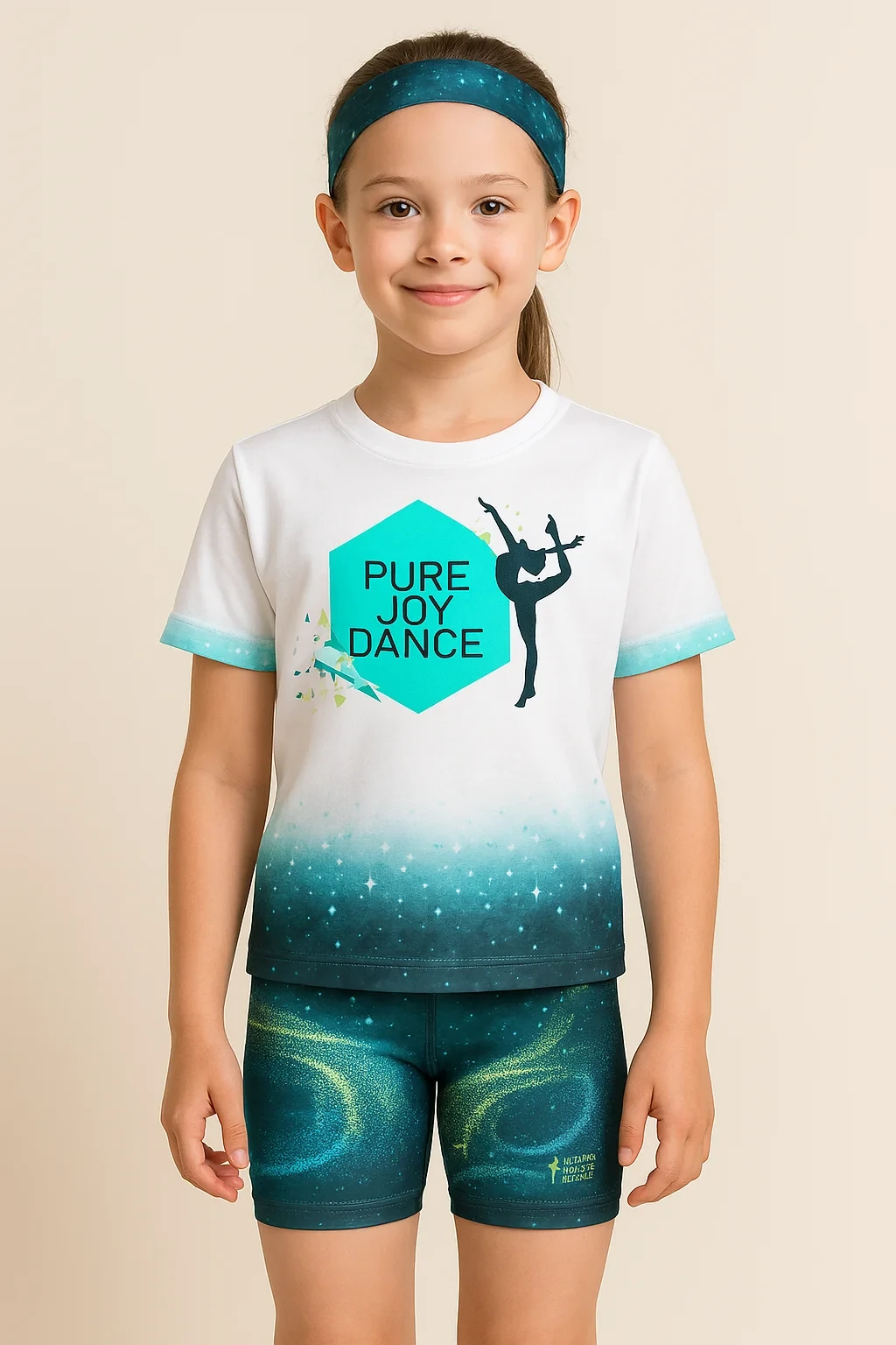 County Acrobatics & Pure Joy Dance brand identity, signage, print