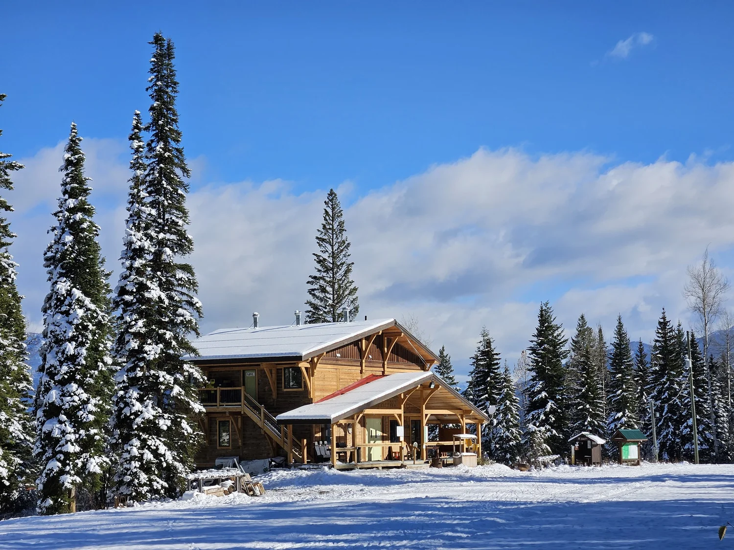 Dawn Mountain Nordic Centre — Chalet