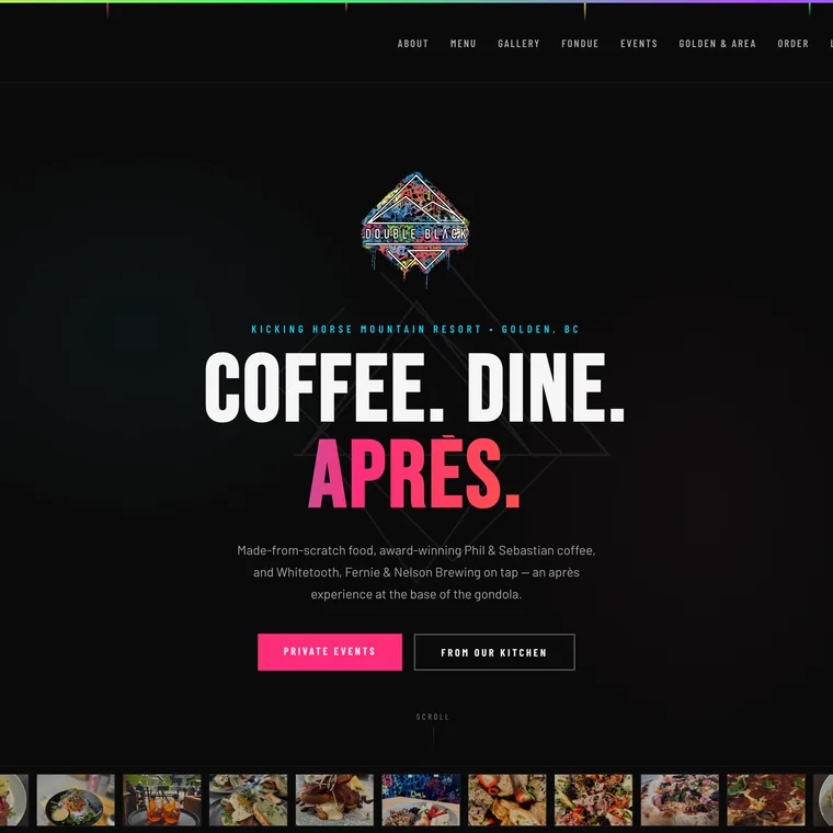 Double Black, Web Design and Digital Strategy, Golden BC